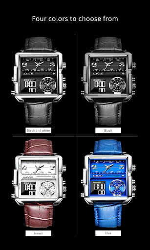 Title 3, Electronic Quartz Double Display Watch