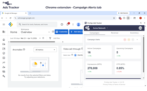 ProOps Ads Tracker - Daily Google Ad Manager Reporting & Alerts for AdOps screenshot 4