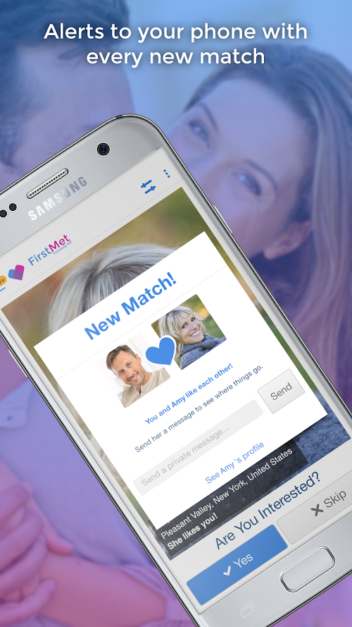 Android application FirstMet - Formerly AYI screenshort