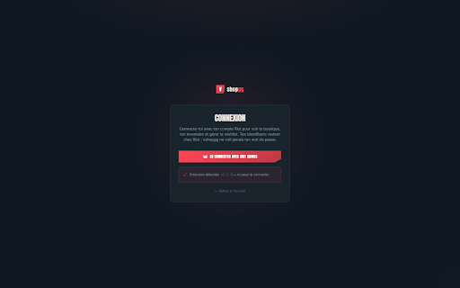vshopgg — Connexion Valorant screenshot 4