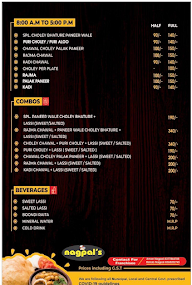 Nagpalchole Bhature menu 6