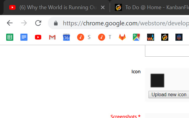 Dark Frame chrome extension