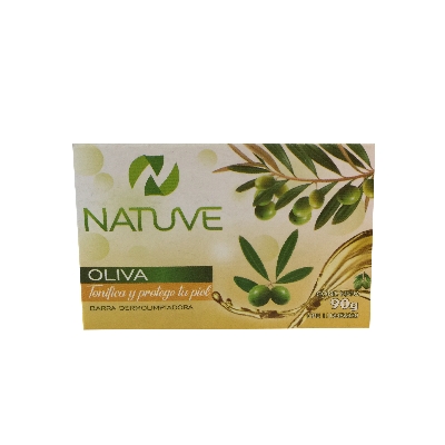 //Jabon En Barra Natuve Oliva 90Gr Natuve