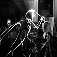 Light-Painting, Picasso (1949). di 