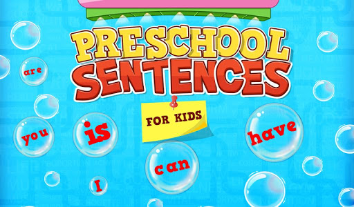 Preschool Sentences For Kids