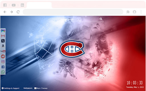 Montreal Canadiens Dynamic New Tab Wallpapers