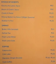 Traditional Khana Restaurant menu 2