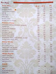 Shabari Bar & Restaurant menu 1