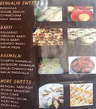 Haldar's Sweets & Fast Food menu 1