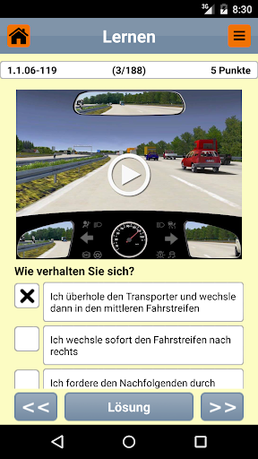 Screenshot Auto - Führerschein 2024