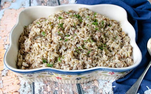 Eggplant Rice Dressing