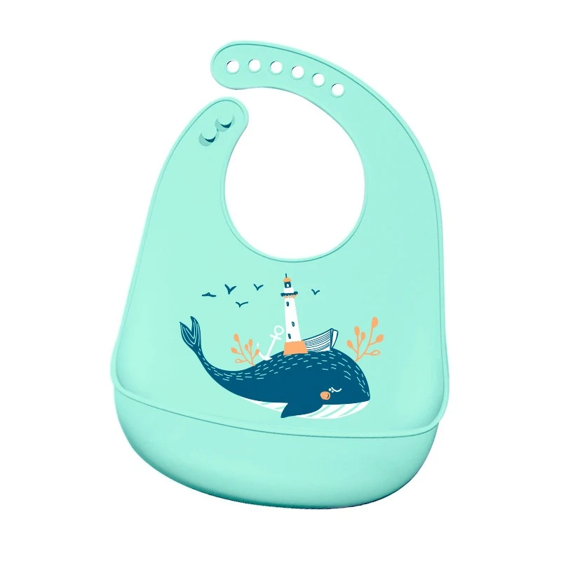 Baby Anti Dirt and Waterproof Food Grade Silicone Mouthwash, Safe and Easy to Clean, Promotes Good Oral Hygiene for Infa