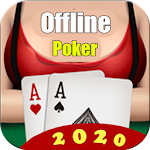 Cover Image of डाउनलोड Poker Offline Free 2020 - Texas Holdem With Girl 1.8 APK