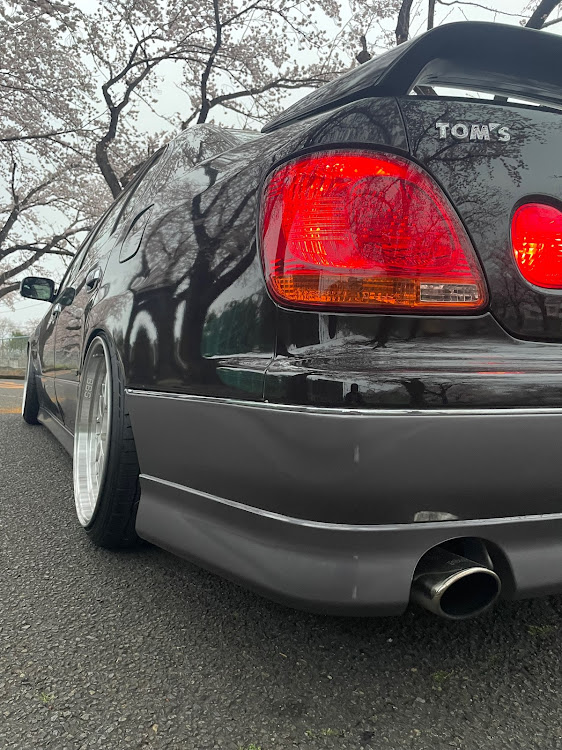 アリストのGSKINGZJapan・gskingz・桜・BBS LM・最近好きな女優は高橋ひかるって言ってんだろ舐めとんか‼︎に関するカスタム事例の投稿画像2枚目