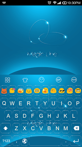 Emoji Keyboard-Magic Line