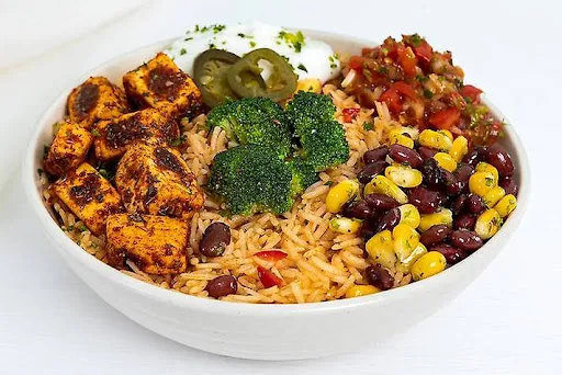 Spicy Paneer Mexican Bowl