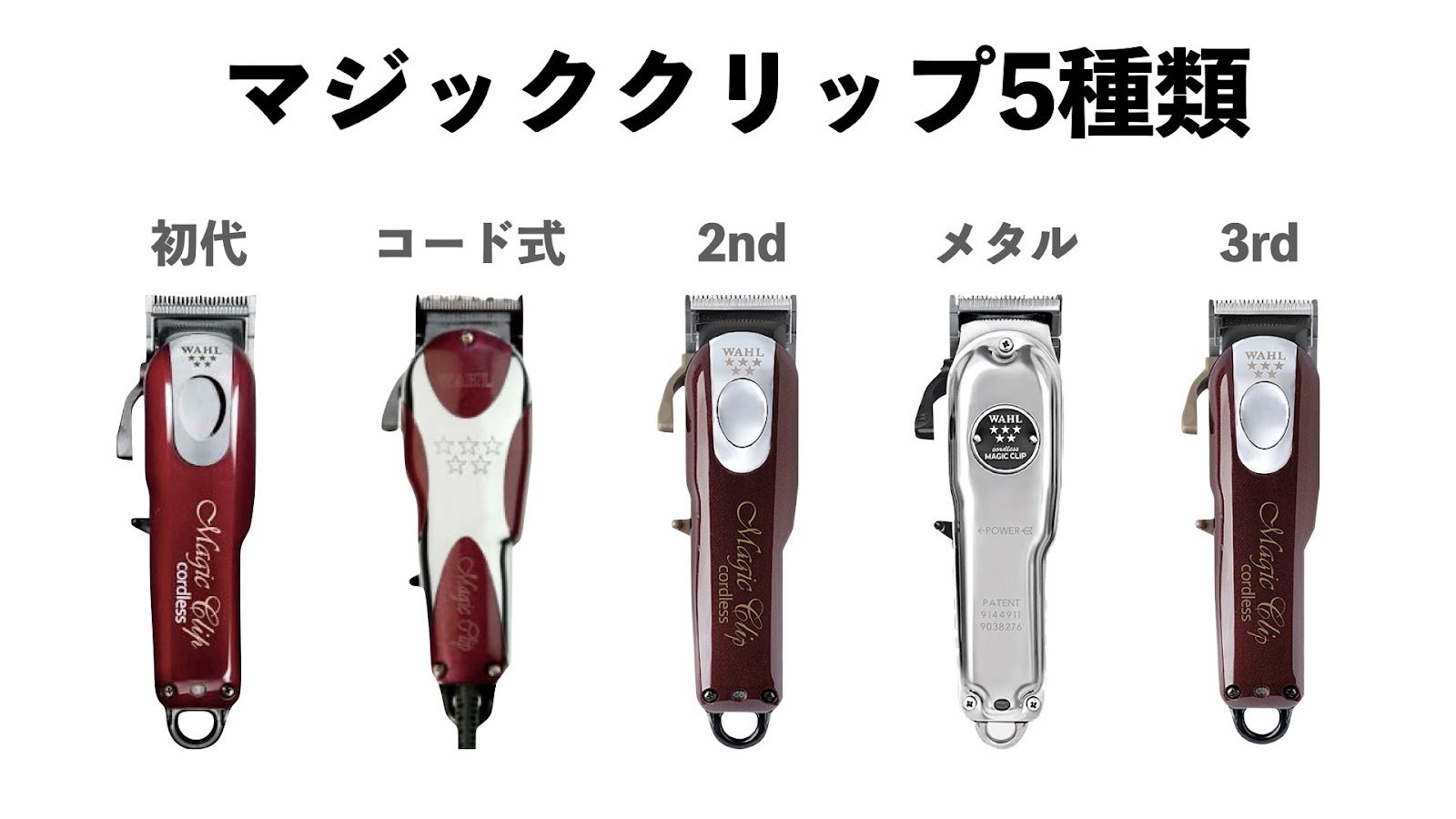 WAHL magicclipマジッククリップ互換性替え大容量バッテリー@6[]: - 健康