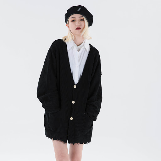 Title 3, High Street Harajuku Button Cardigan Sweater