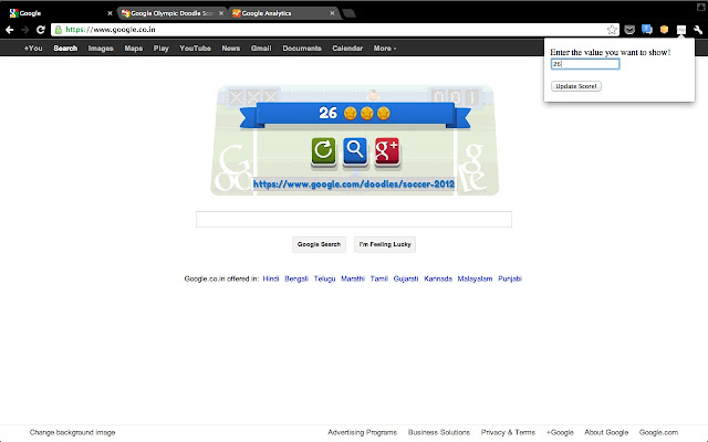 Google Olympic Doodle Score Pwn!