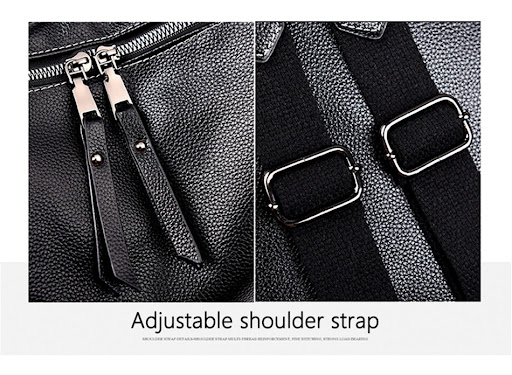 Title 16, Textured Backpack New Fashion Large-capacity Sc...