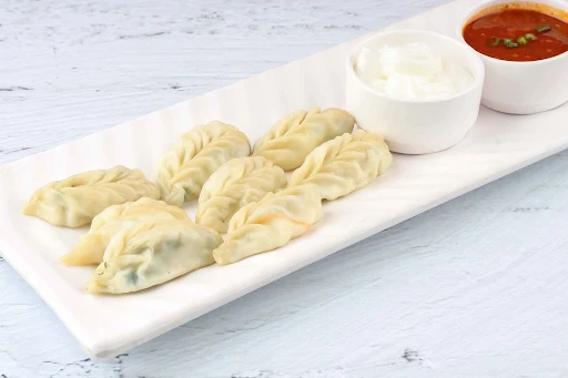 Cream Veg Steamed Momos