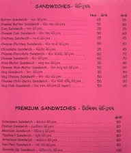 Govinda's Snacks menu 2