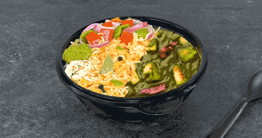 A1 Dhaba Palak Paneer Masala Rice Bowl