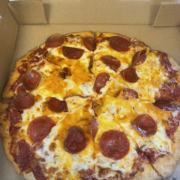 Ooey gooey with pepperoni