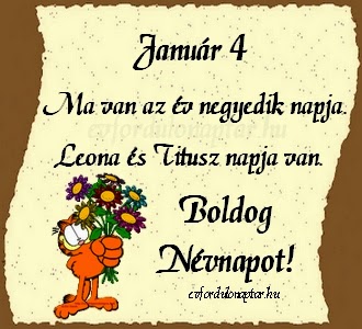 Január 4 - Leona, Titusz névnap