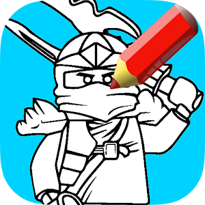 Kai Ninja hero coloringbook  Icon