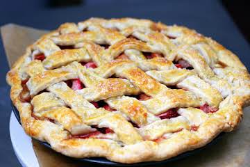 Rhubarb Custard Pie