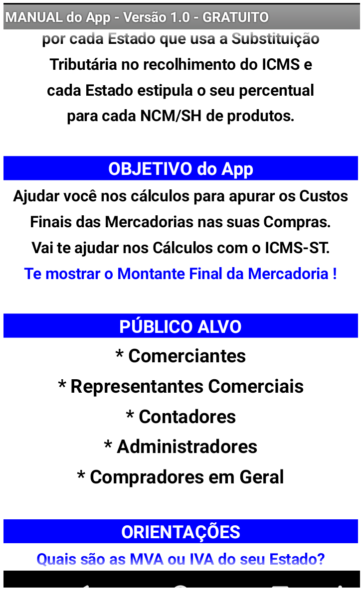 NF-e Custos - ICMS-ST - Free Screen 3