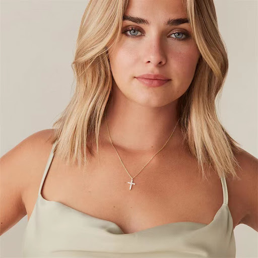 Title 3, Hot New 925 Sterling Silver Necklace Cross Full...