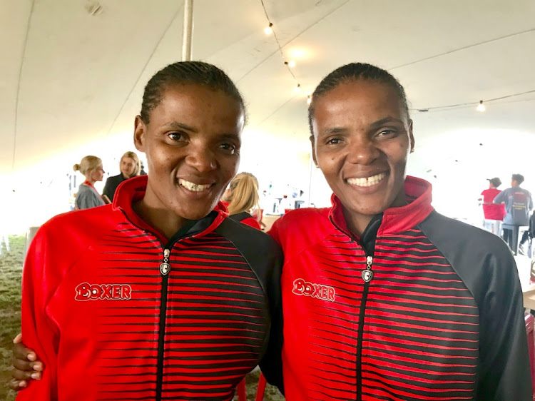 Twins Diana-Lebo Phalula and Lebogang Phalula. File photo.