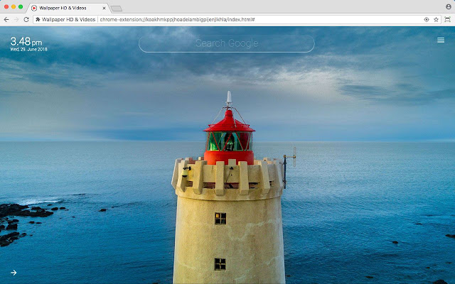 Lighthouse HD Wallpaper New Tab