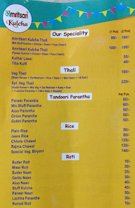 Rai Singh's Amritsari Kulcha Wale menu 2