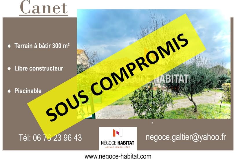  Vente Terrain à bâtir - 300m² à Canet (34800) 