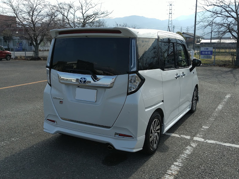 ルーミーカスタムのリアスポイラー取り付けに関するカスタム事例｜車の ...