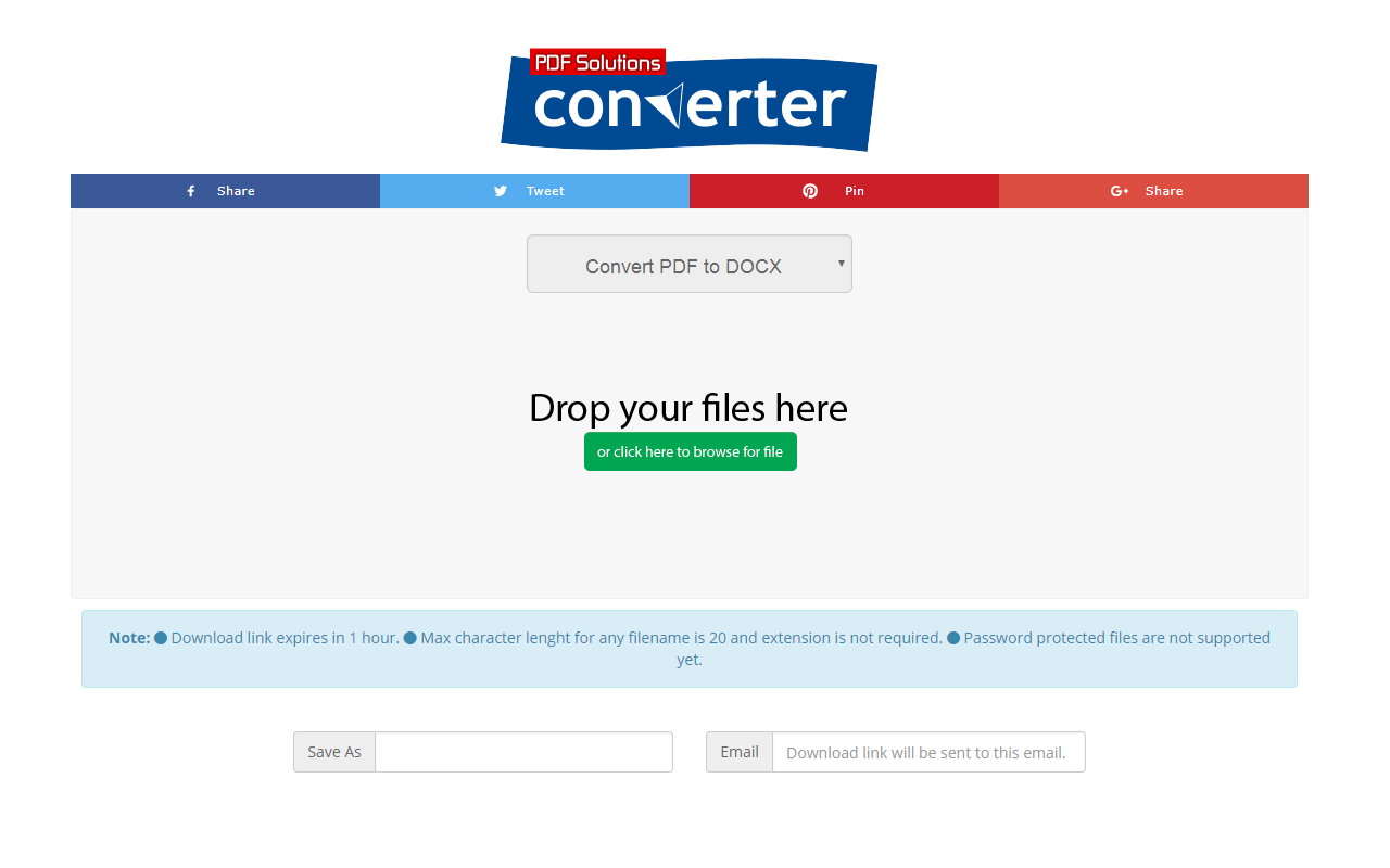 PDF to DOCX Converter Preview image 0