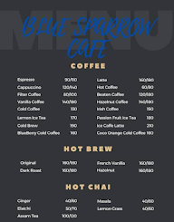 Blue Sparrow Cafe menu 5