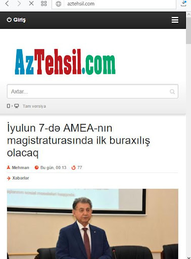 AzTehsil.com Yeni versiya