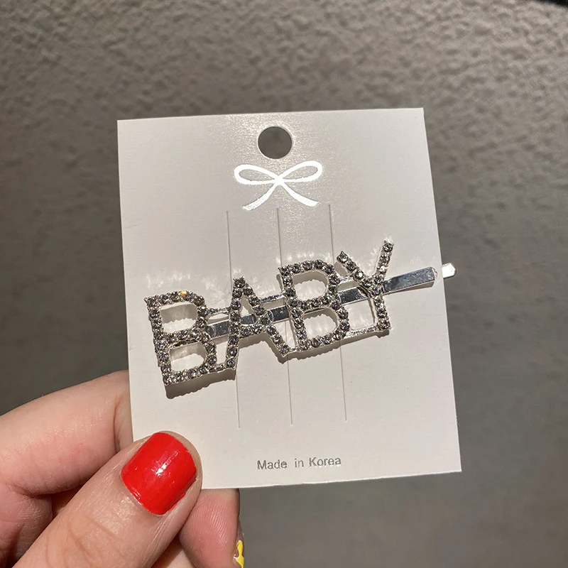 Clip de mot DIY combiné, clip latéral tendance, pince à cheveux pour frange, accessoires pour cheveux. Créez des coiffures uniques et stylées.