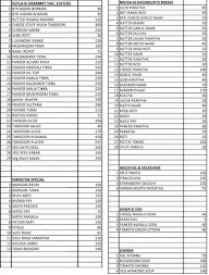 Samrat Bhagur County menu 3