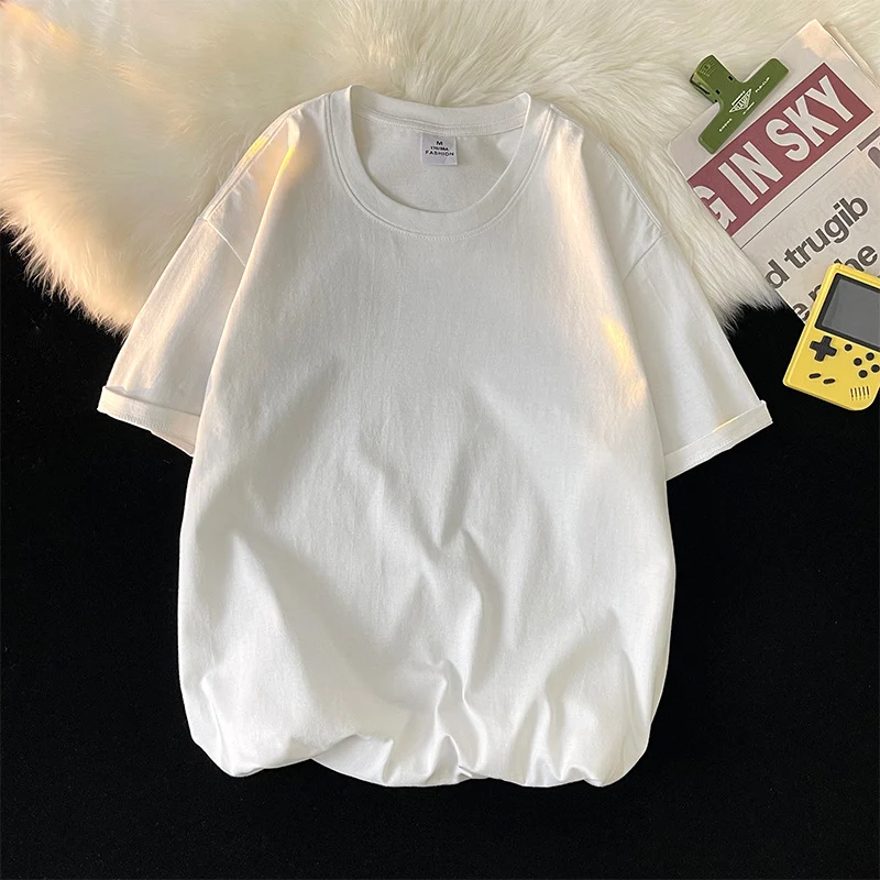 Plus Size Loose Solid Color T-shirt Top Comfortable and Versatile for Everyday Wear. Enjoy a Relaxed Fit and Easy Stylin