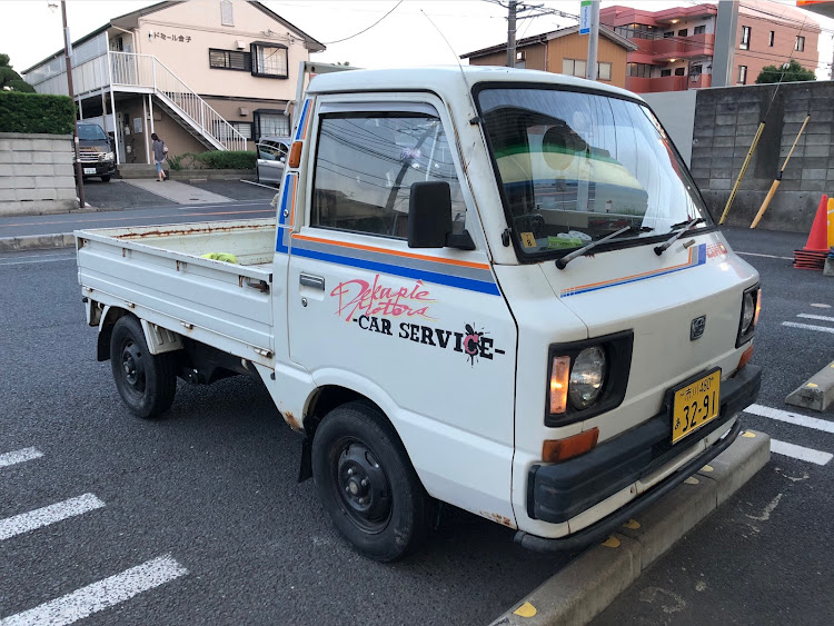 サンバートラックのサイドストライプ・手書きに関するカスタム事例の投稿画像1枚目