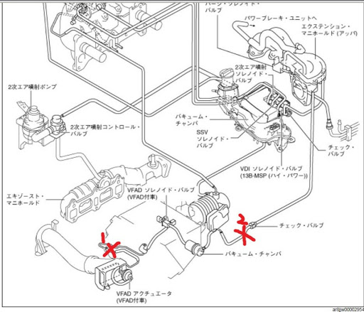 Rx 8 Se3pのラムエアインテーク Vfad ソレノイドバルブ バキュームチャンバ Diyに関するカスタム メンテナンスの投稿画像 車 のカスタム情報はcartune