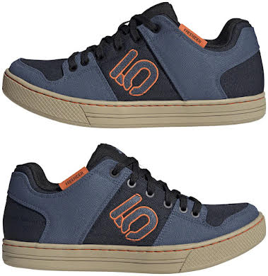 Five Ten Freerider Canvas Shoes - Core Legend Ink/Wonder Steel/Impact Orange, 6 alternate image 2