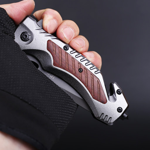 Title 3, Aluminium Outdoor Vouwmes Camping Multifunction...