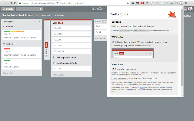 Chainbound Trello link - tips and game details