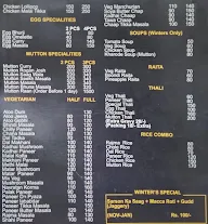 Mughlai Frenzy menu 2